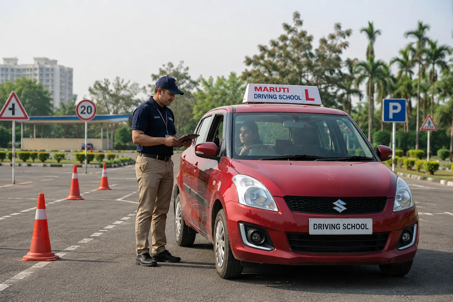 Maruti Suzuki Driving School training ground